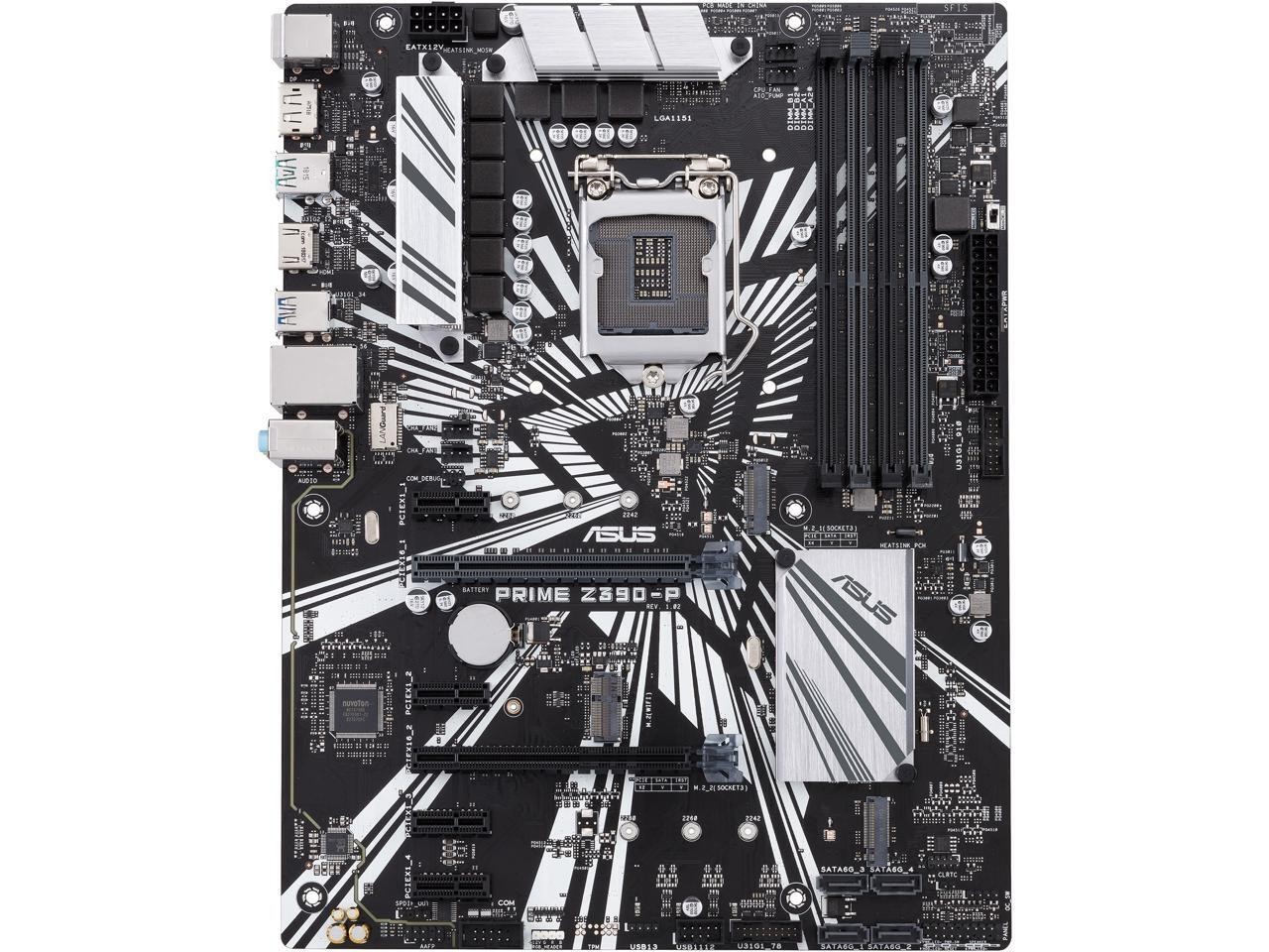 ASUS PRIME Z390-P ATX LGA1151 Motherboard + Intel Core i5-9400F CPU Combo DDR4