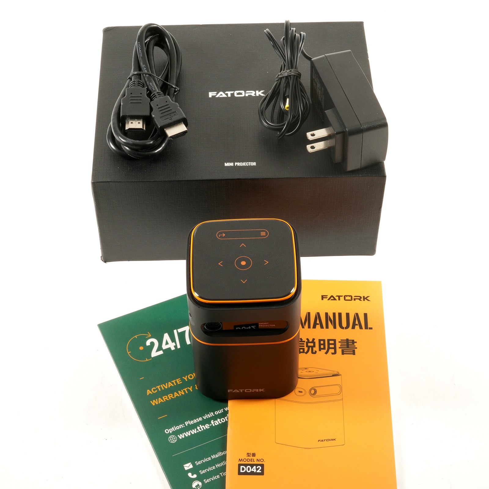 Fatork D042 Mini DLP Smart Projector - READ