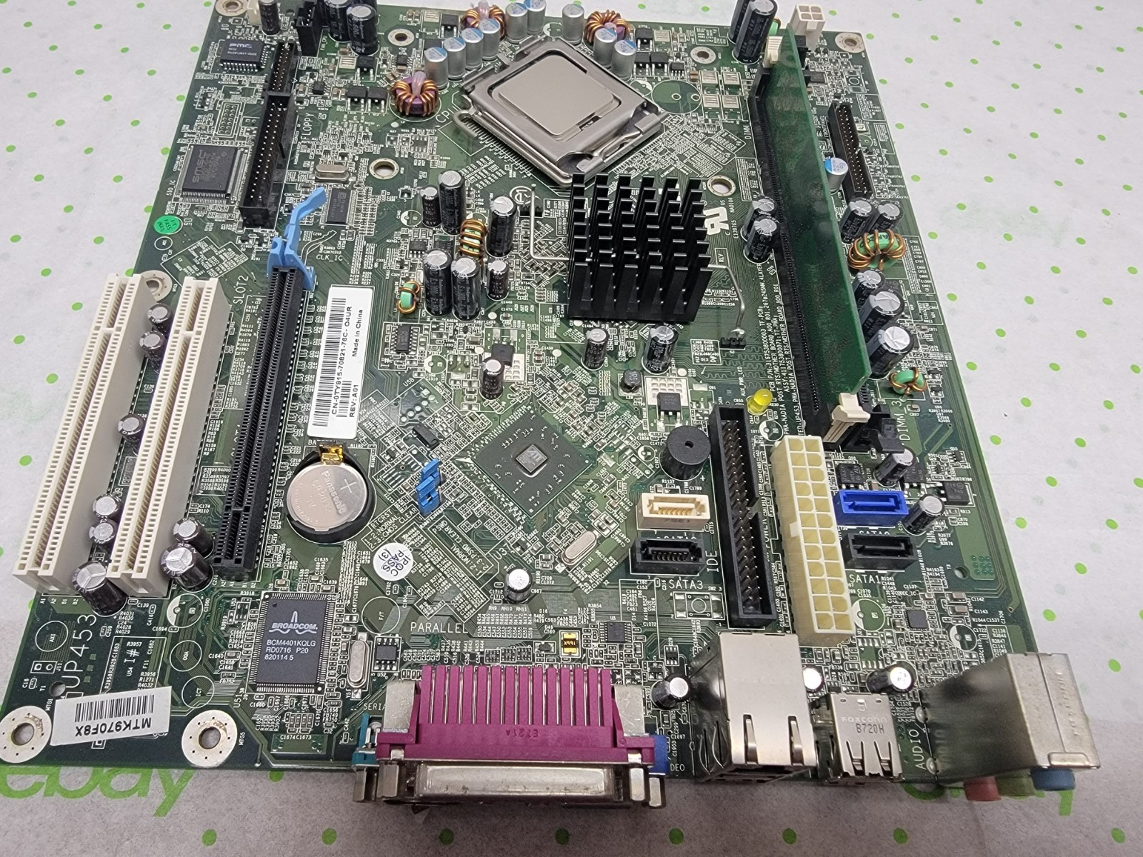 Dell 0TY915 TY915 Motherboard For Optiplex W/ CPU Pentium 4 & 256MB Ram