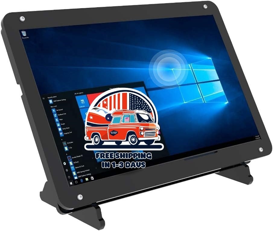 Monitor táctil de 7 pulgadas con carcasa de acrílico, segundo monitor, US NUEVO