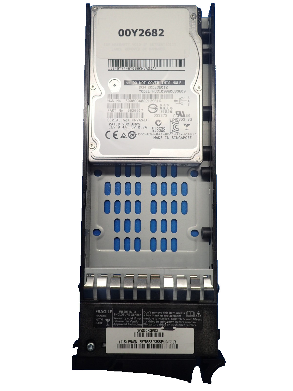 IBM 00Y2682 300GB SAS 10K 2.5" 6G SFF Enterprise HDD Internal Hard Disk Drives