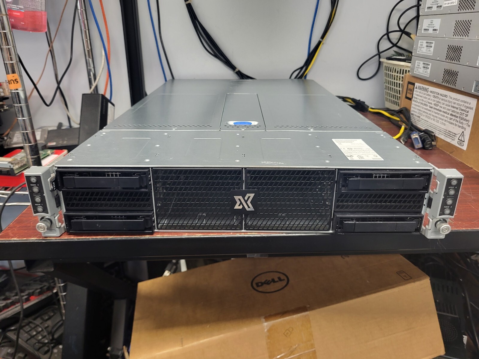 Intel Hr2000 (H2000) J61904-001 2U4N Intel Server Chasis OnlyNo Power Supply #73