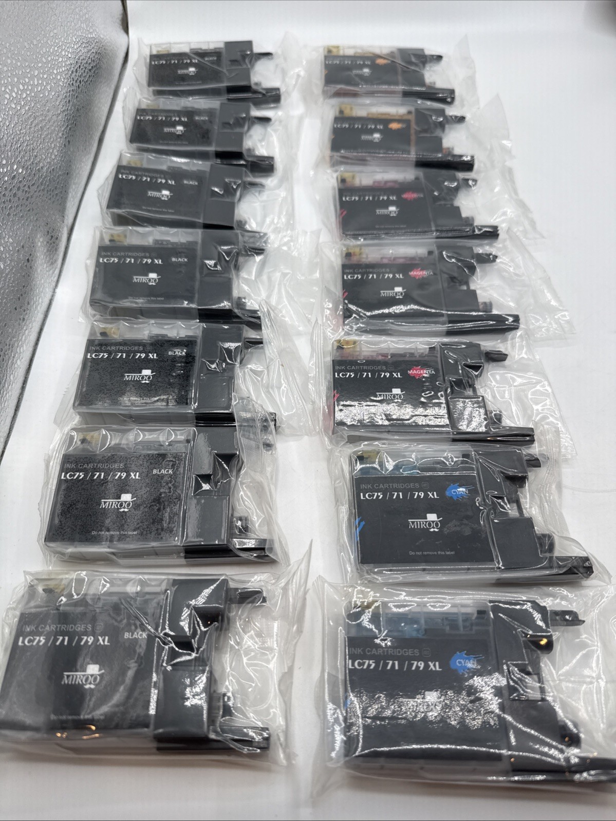 Lot of 14 Miroo Ink Cartridges for Brother LC75 LC71 XL MFC-J6510DW MFC-J435W