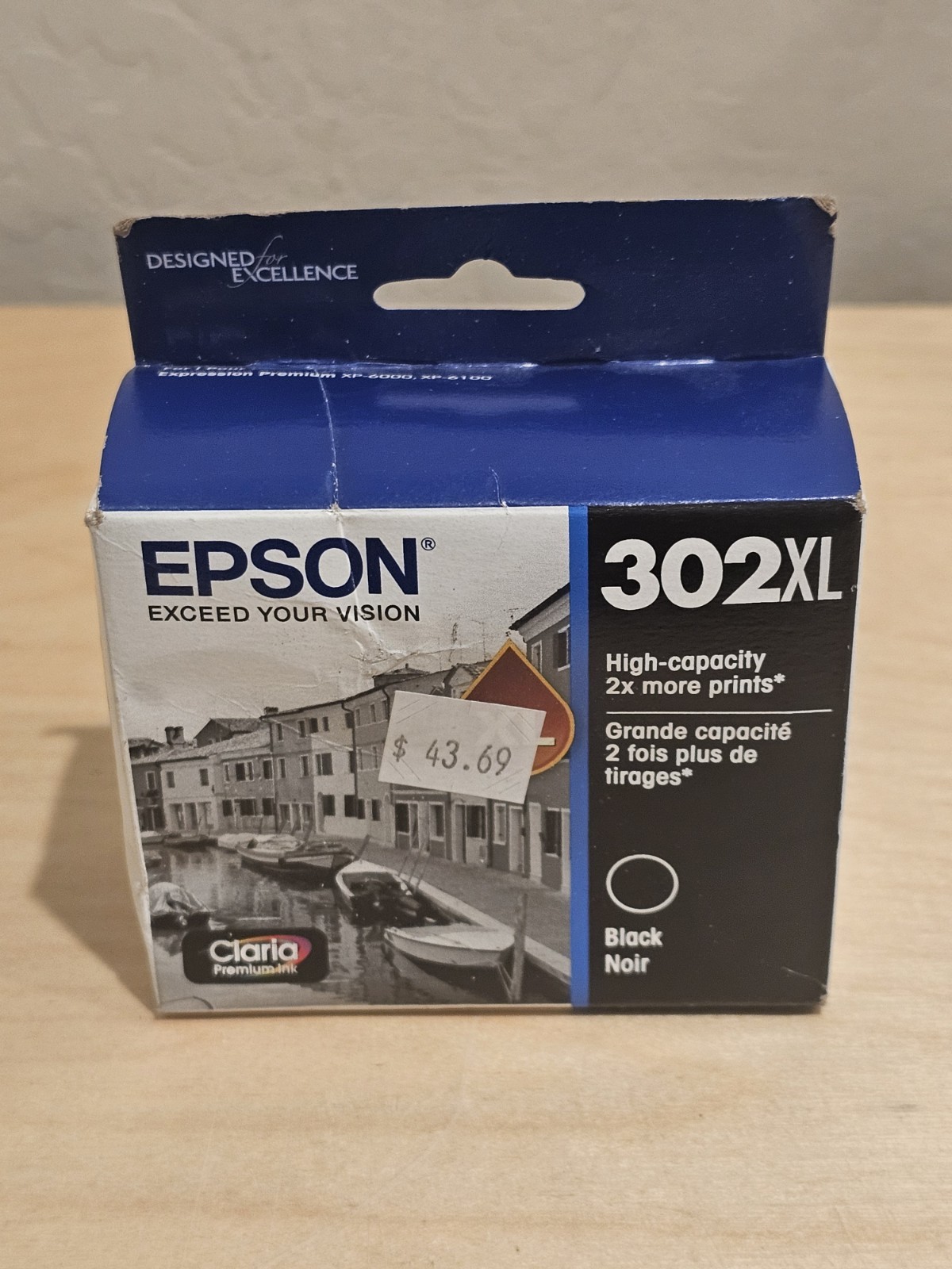 Epson 302XL High-Capacity Ink Cartridge - Black 03/2028 NEW SEALED