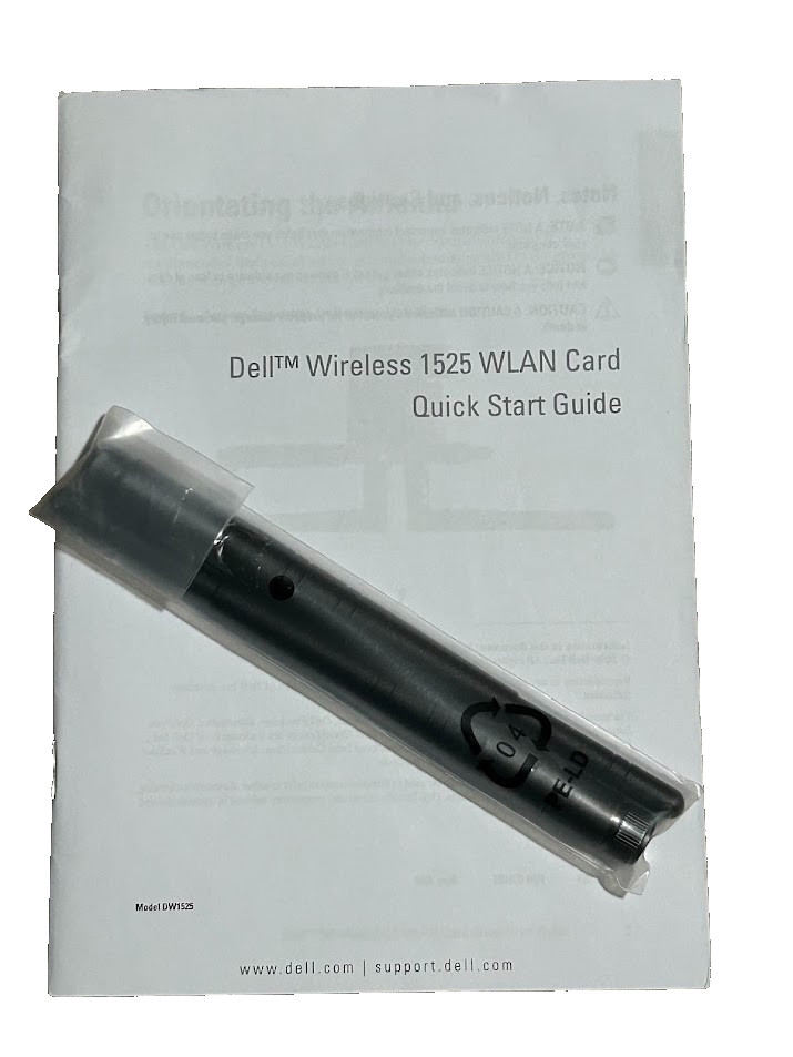 OEM Dell WiFi 8D01M 2x External Antenna Black NEW