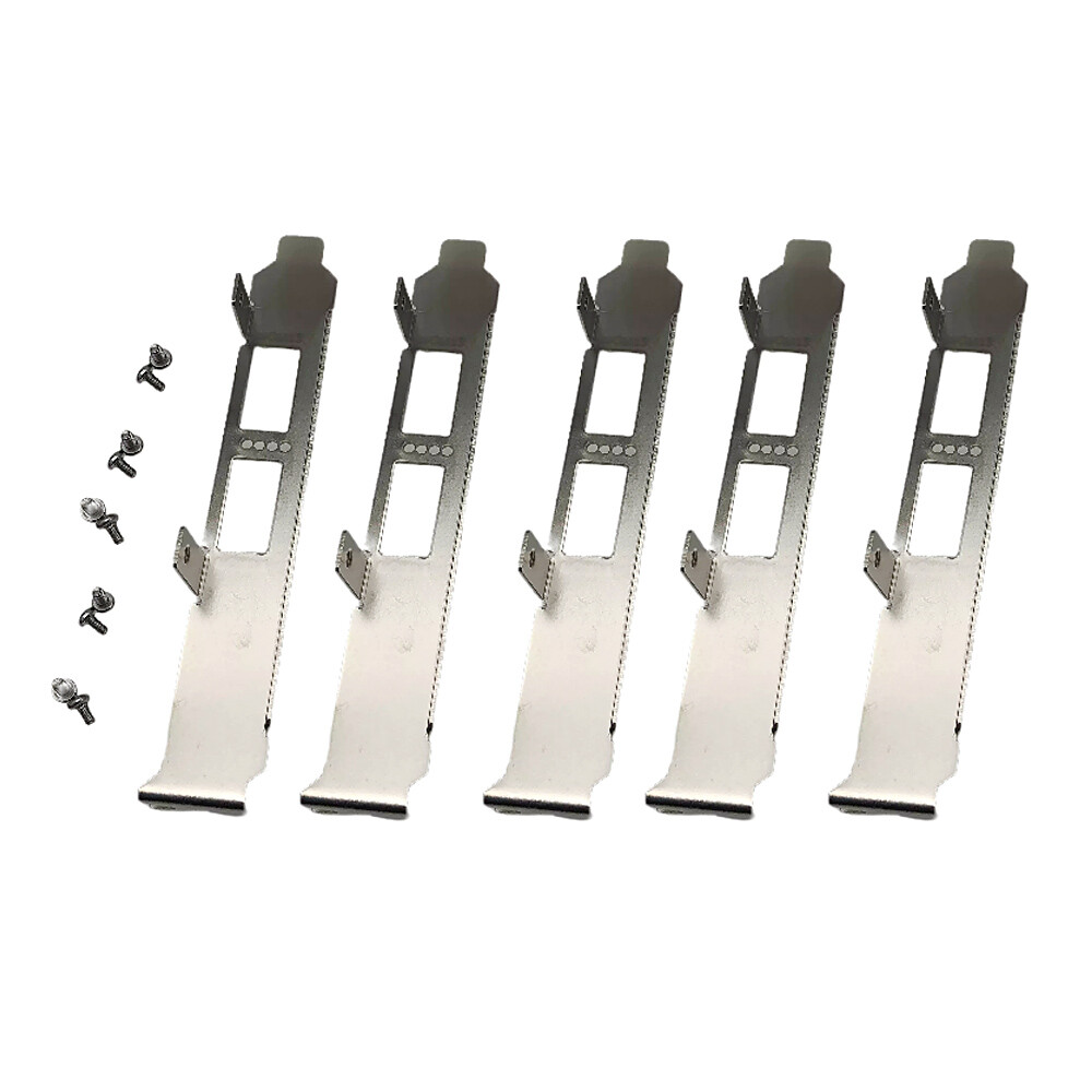 5pcs Full Height Bracket for Mellanox CX354A MCX354A-FCBT MHQH29B-XT with Screws