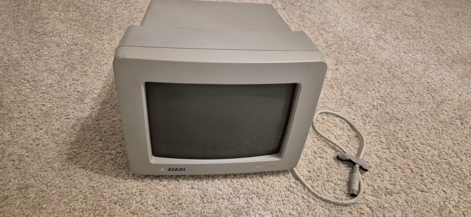 Atari ST SM124 Monchrome CRT Monitor for Mega/ST Computers,Tested, Works
