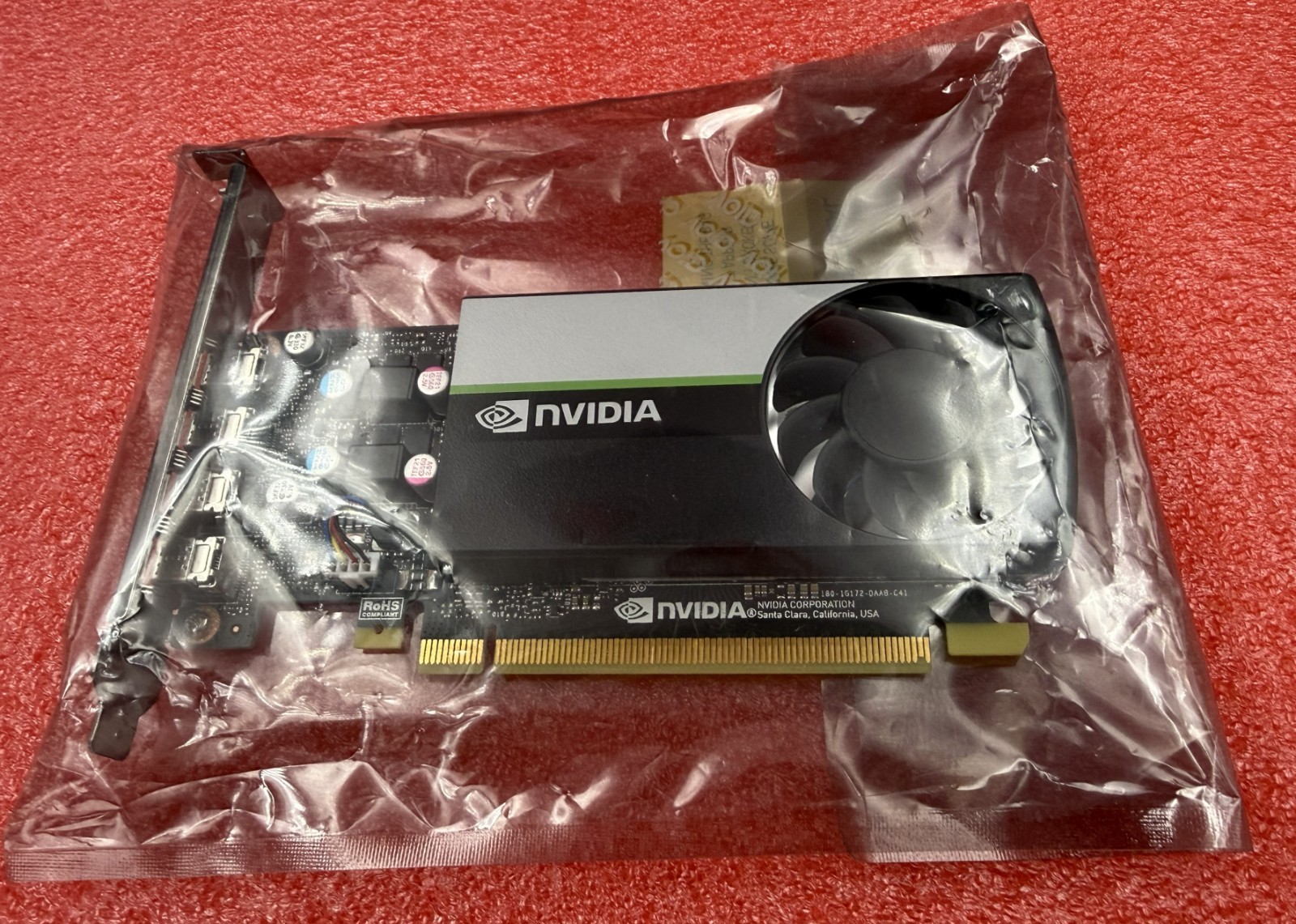 NVIDIA Quadro T1000 4GB GDDR6 PCIe 3.0 x16 Mini DP Graphics Card