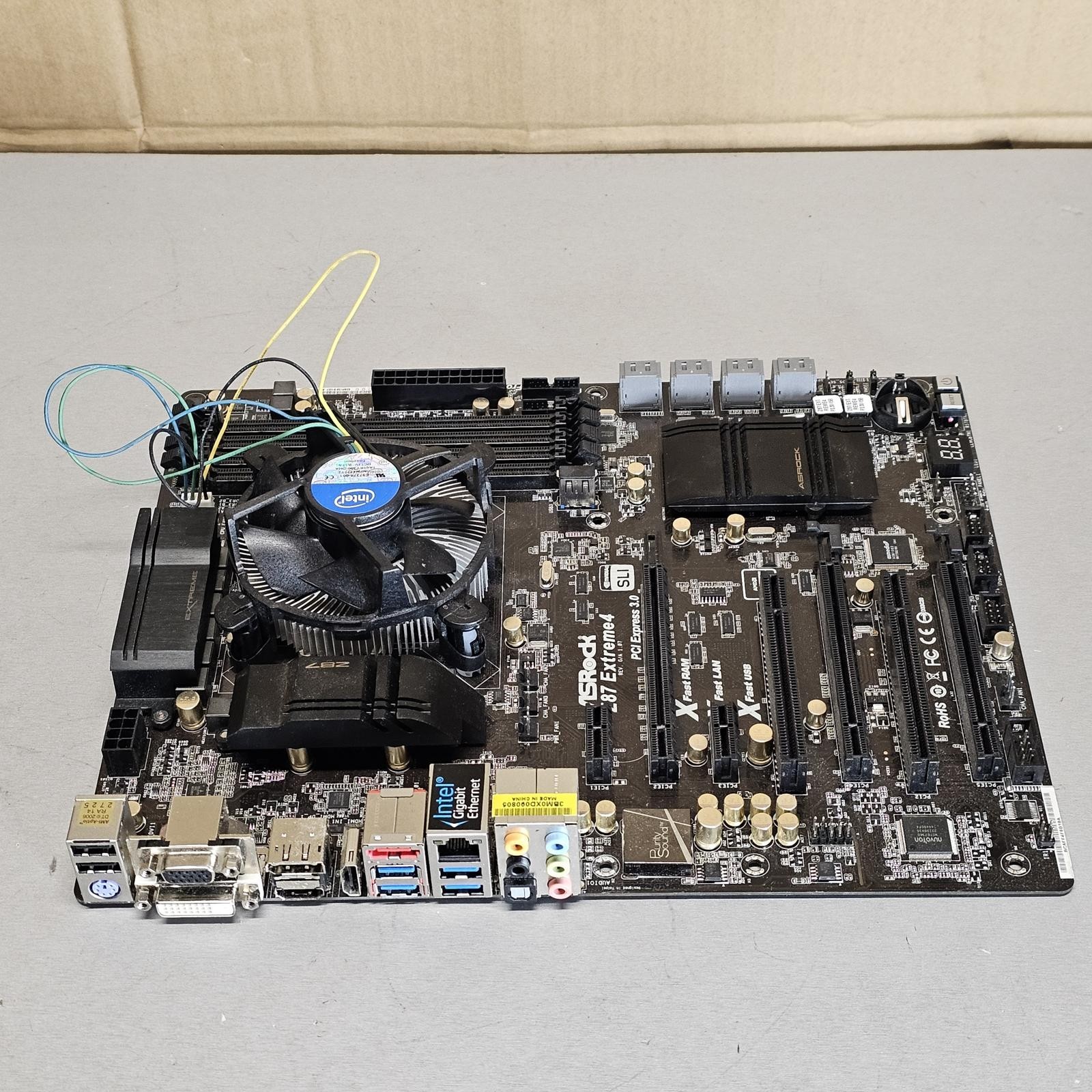 ASRock Z87 Extreme4 LGA1150 Motherboard w/ Intel i5-4670K CPU Boots