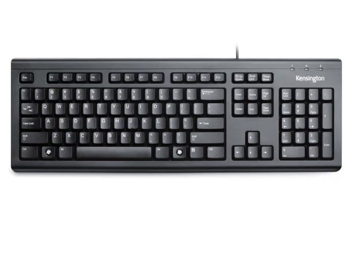 Kensington K72436AM Keyboard & Mouse Desktop Set, Wired USB, Black New