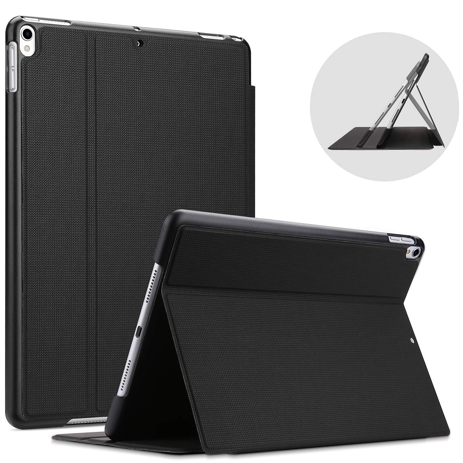 ProCase Slim Stand Smart Protective Folio Case for iPad Air 3 10.5 Inch Black