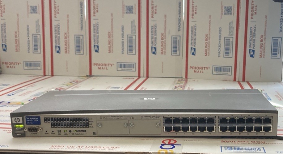 HP ProCurve 2524 J4813A 24-Port 10/100 Fast Ethernet Switch w/ Rack Ears