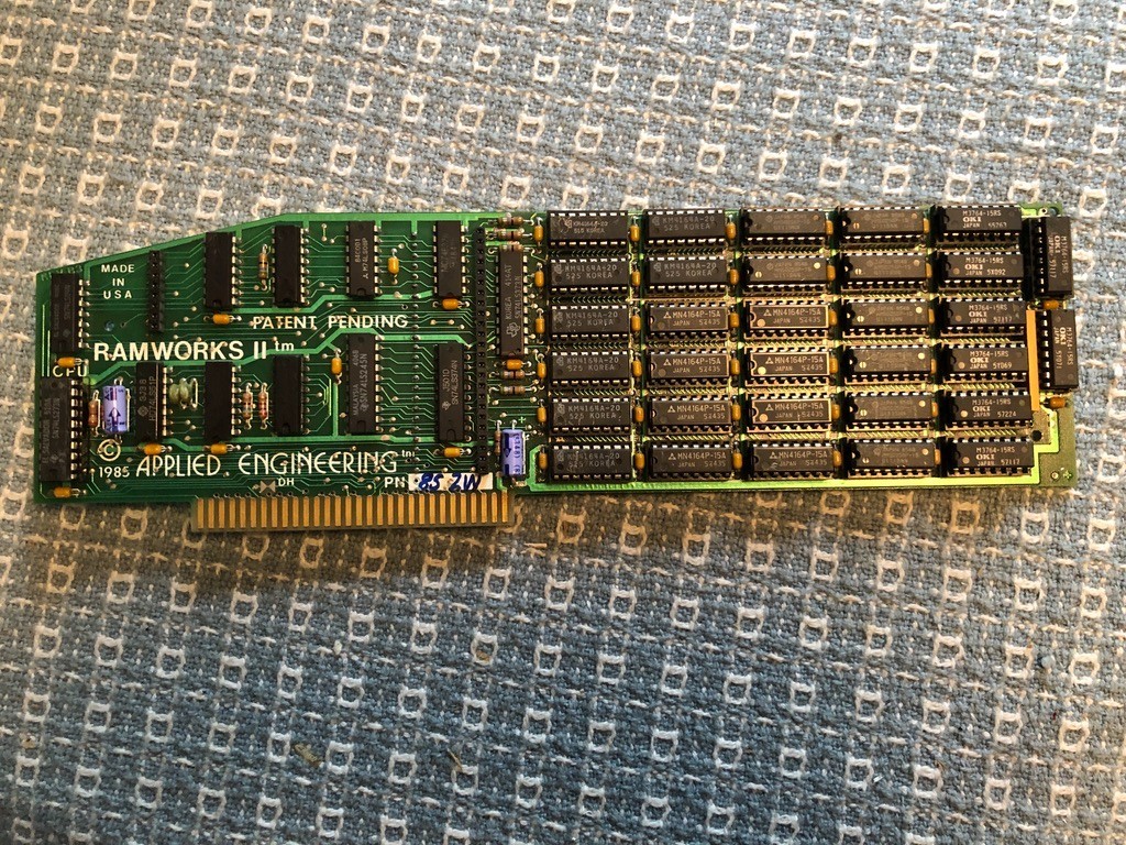 Applied Engineering Ramworks II For Apple II IIe - Fully Populated