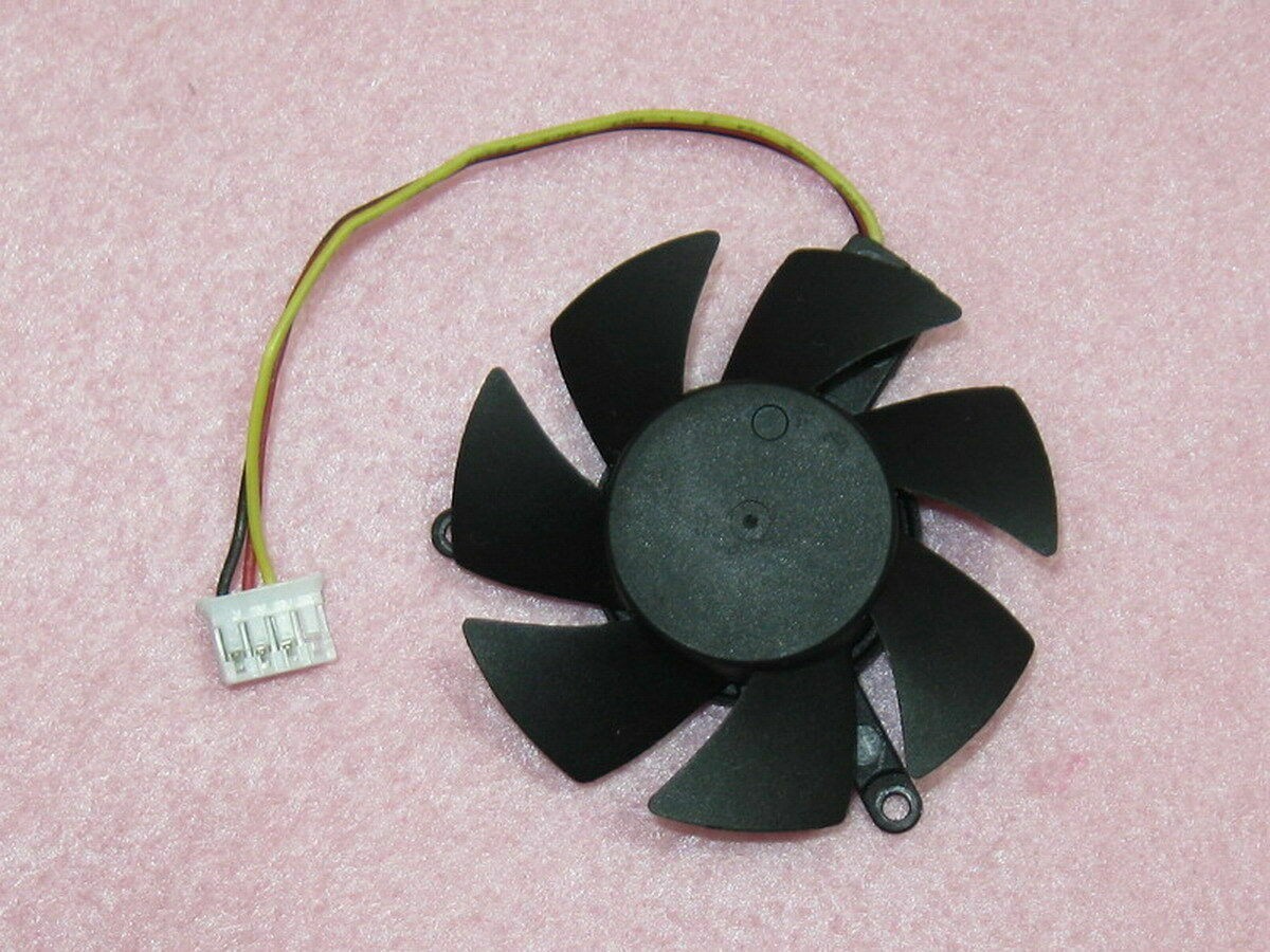 Cooler Fan For ATI NVIDIA FY04510H12LFC 45mm 4 Pin 3 Wire Graphics Card