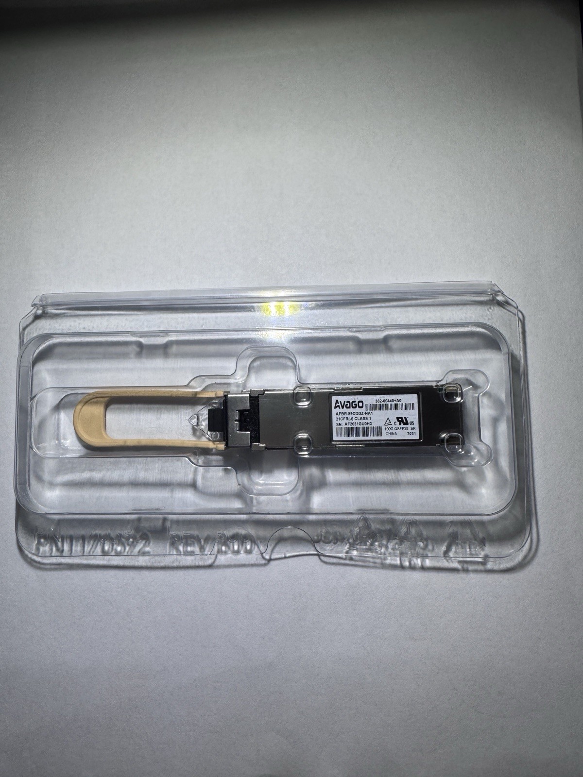Avago 332-00440+A0 AFBR-89CDDZ-A1 100gb QSFP28 Transceivers