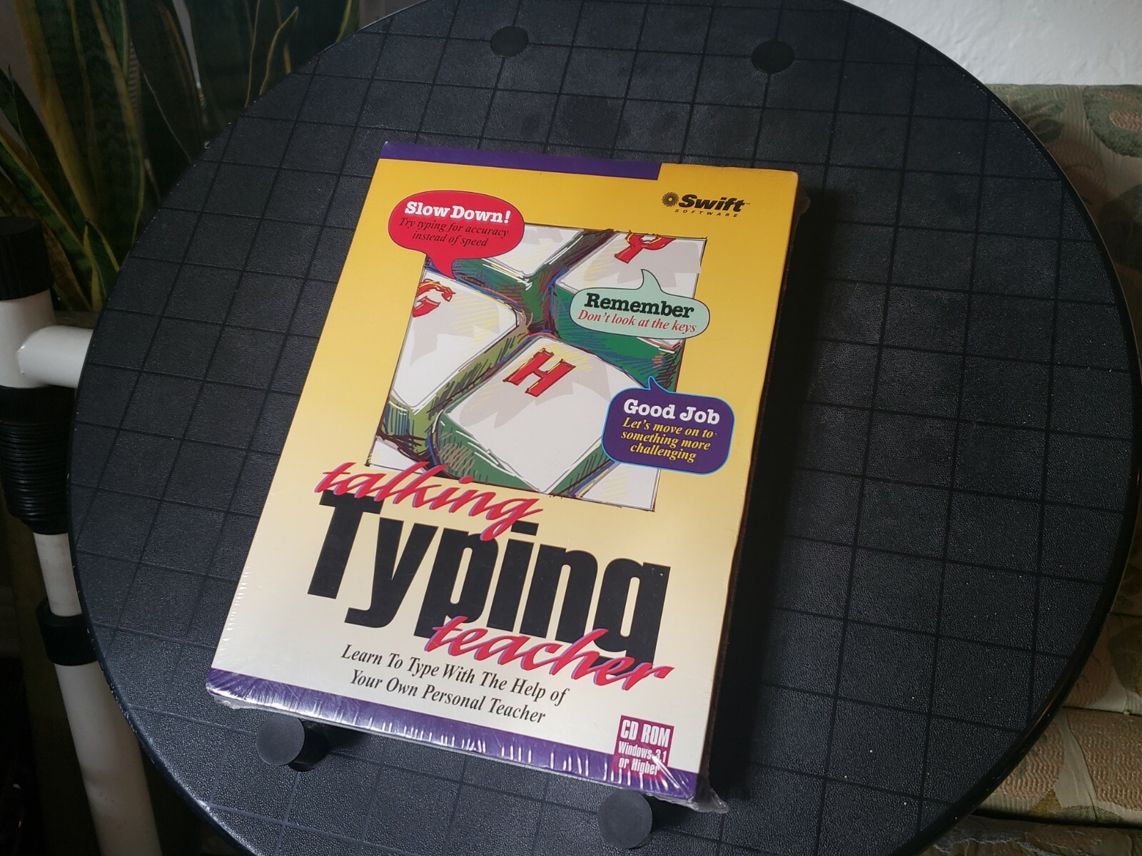  Swift Jewel Talking Typing Teacher for PC Windows 3.1 CD ROM