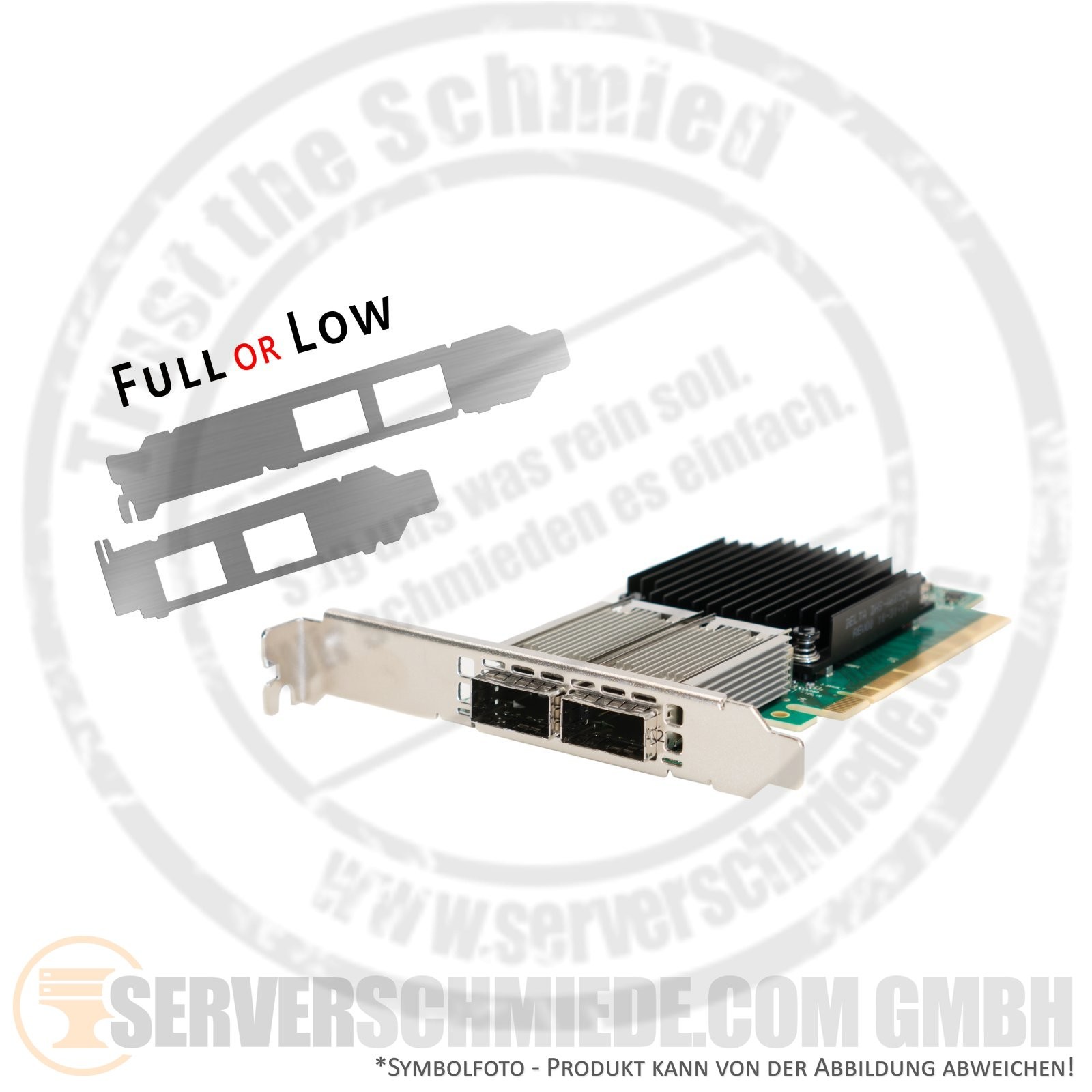 Dell 00272F Mellanox CX456B 2x 100GbE QSFP28 Network VPI PCIe x16 Controller