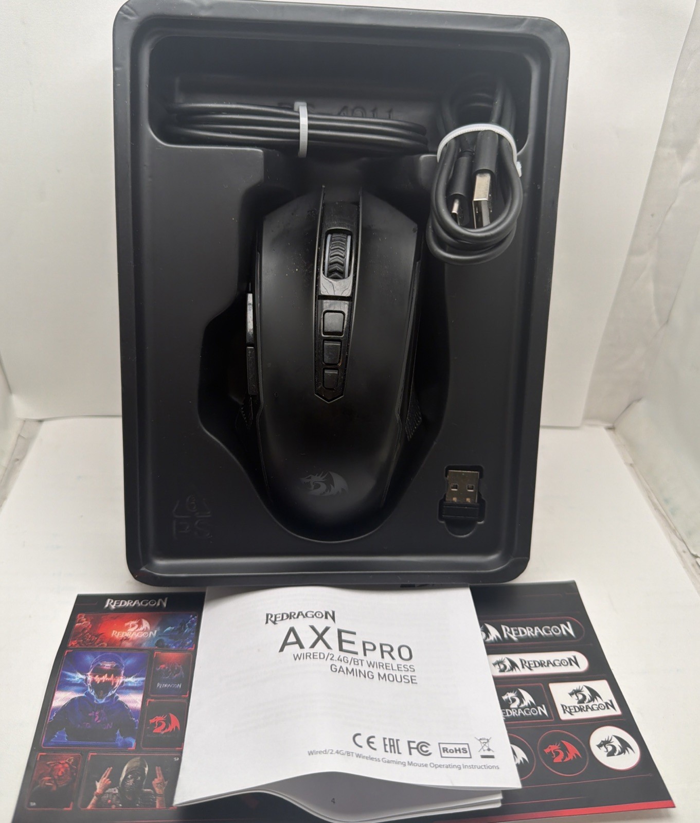 Redragon M910-KS Wireless Gaming Mouse, 8000 DPI Wired/Wireless Read Desc: 4A2
