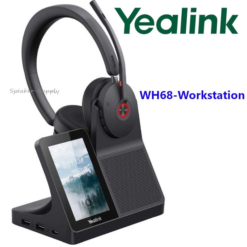 Yealink WH68-Workstation 1208738 Wireless Headset WH68 ANC DECT