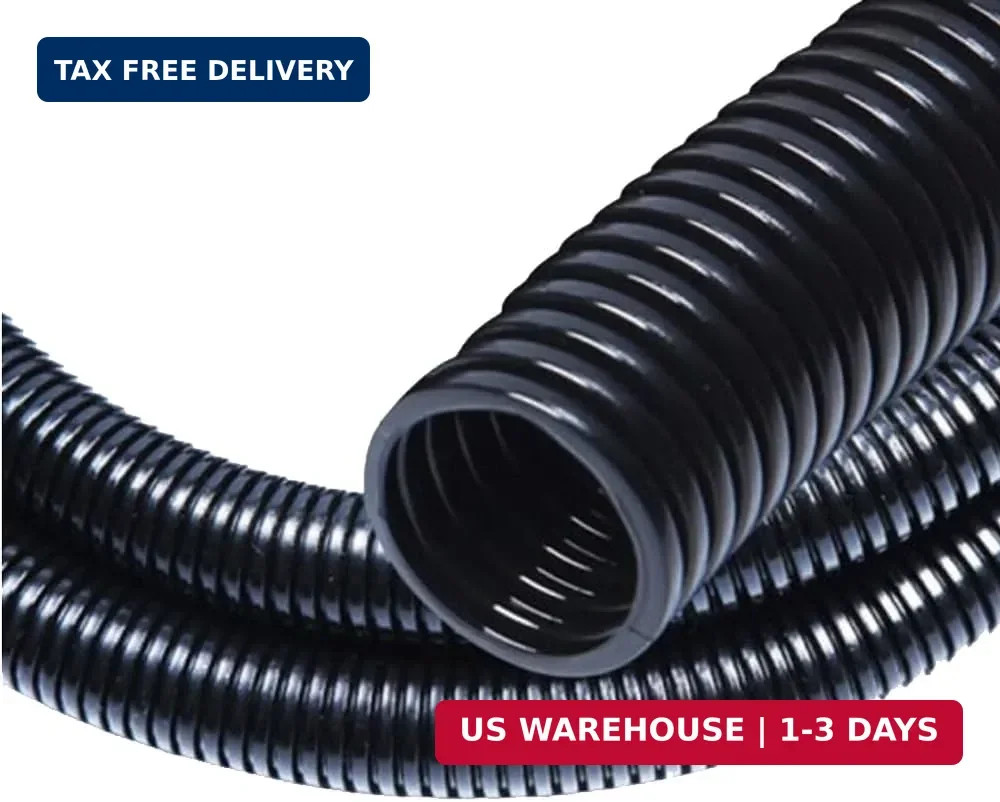 30 FT 1/2" Wire Loom Split Tubing,Dog Cat Cord Protector,Split Wire Loom Tubing