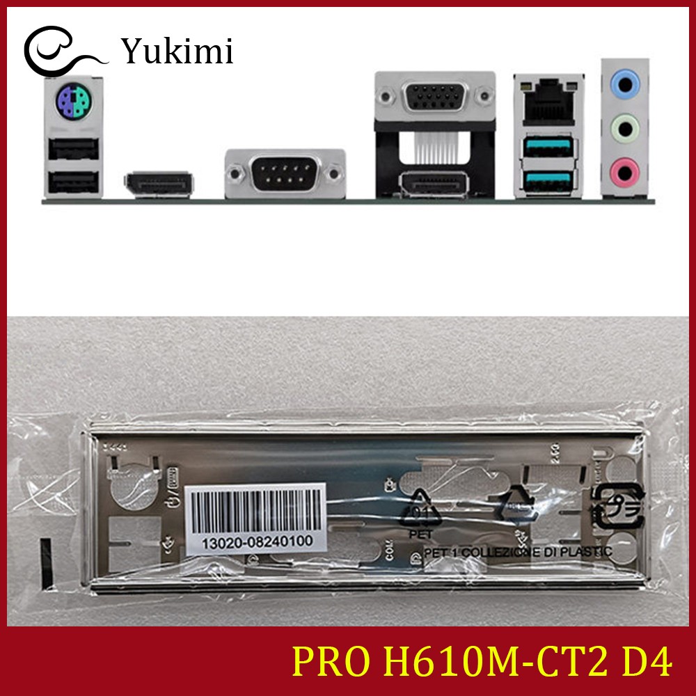 NEW FOR ASUS PRO H610M-CT2 D4 Ｍotherboard I/O Shield Backplate