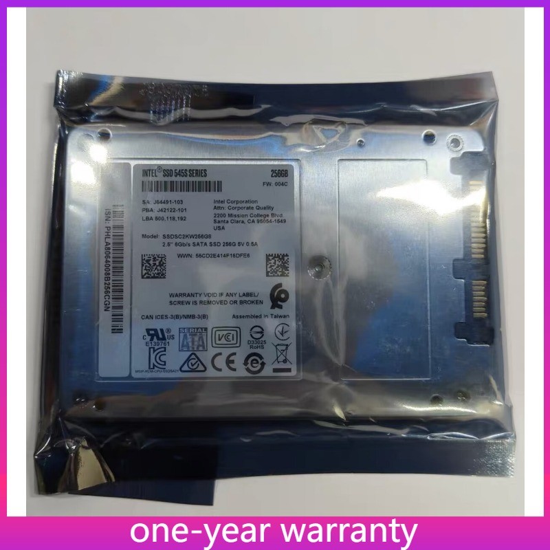 SSDSC2KW256G8 256GB Intel 545S Series X1 2.5" SATA 6Gb/s NAND 3D2 TLC 7mm SSD