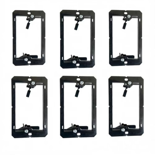 6 Pack Low Voltage Mounting Brackets Flush Mount Adjustable HDMI Ethernet