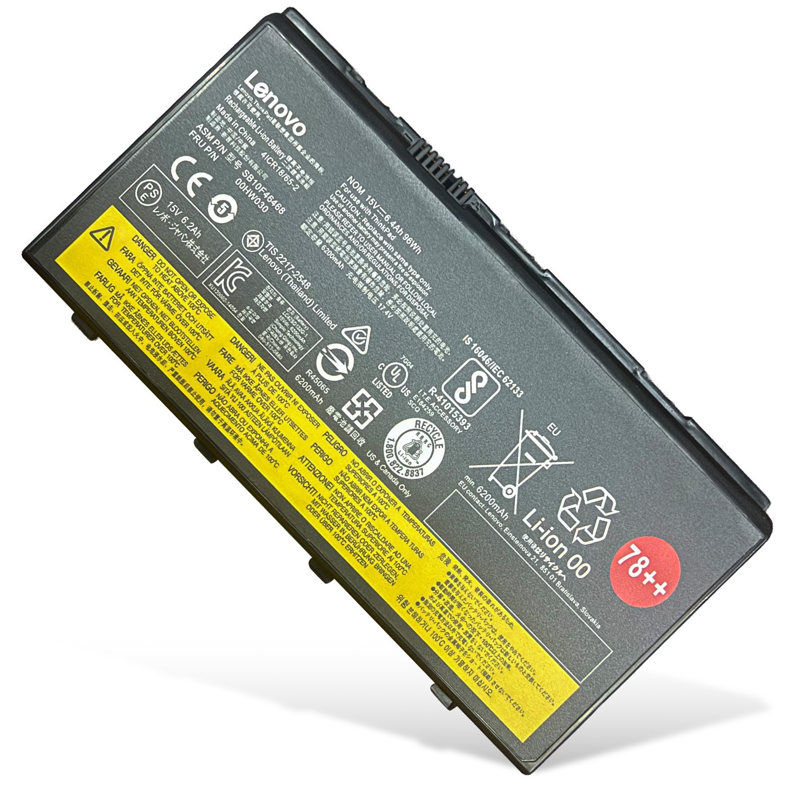 New Original 00HW030 78++ Battery for Lenovo ThinkPad P70 P71 01AV451 SB10F46468