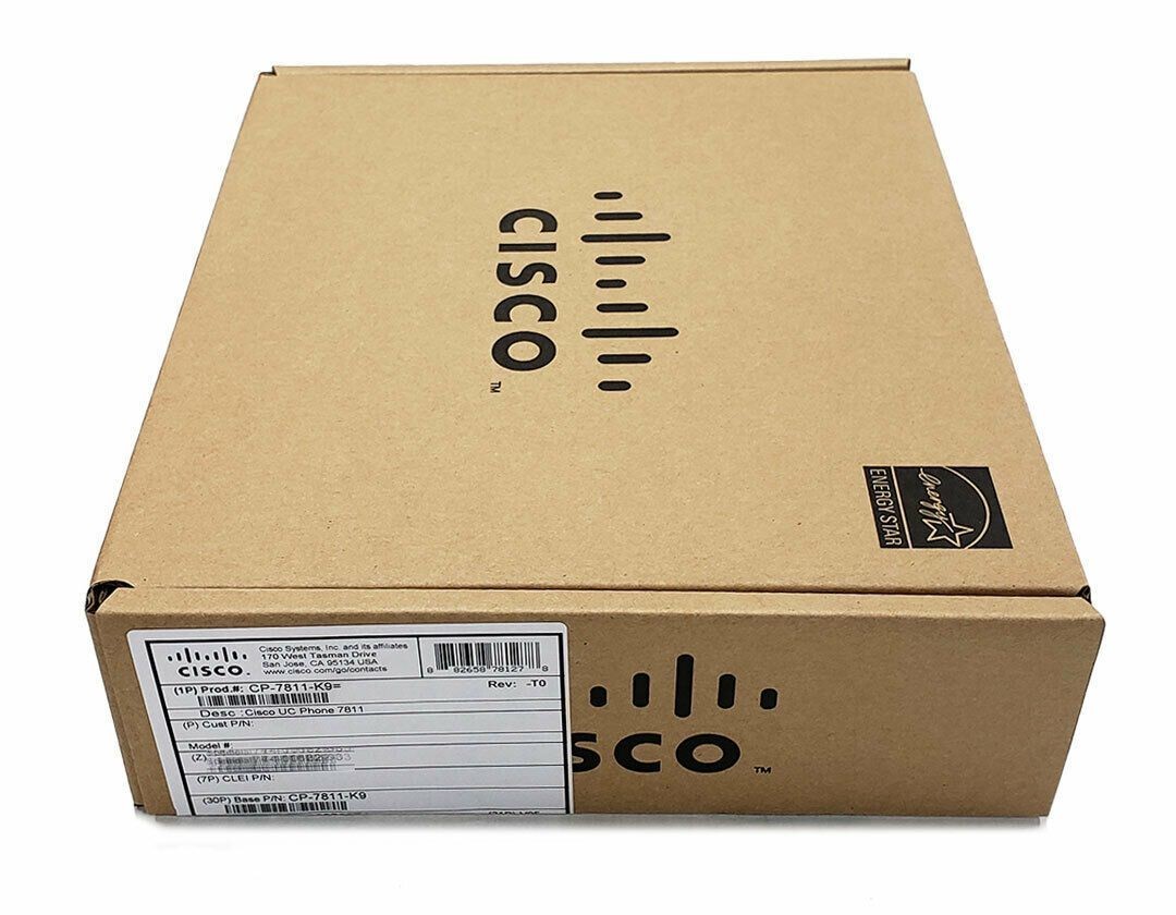 Cisco IP Phone Cable Wall Mountable Charcoal CP-7811-K9= CP-7811-K9