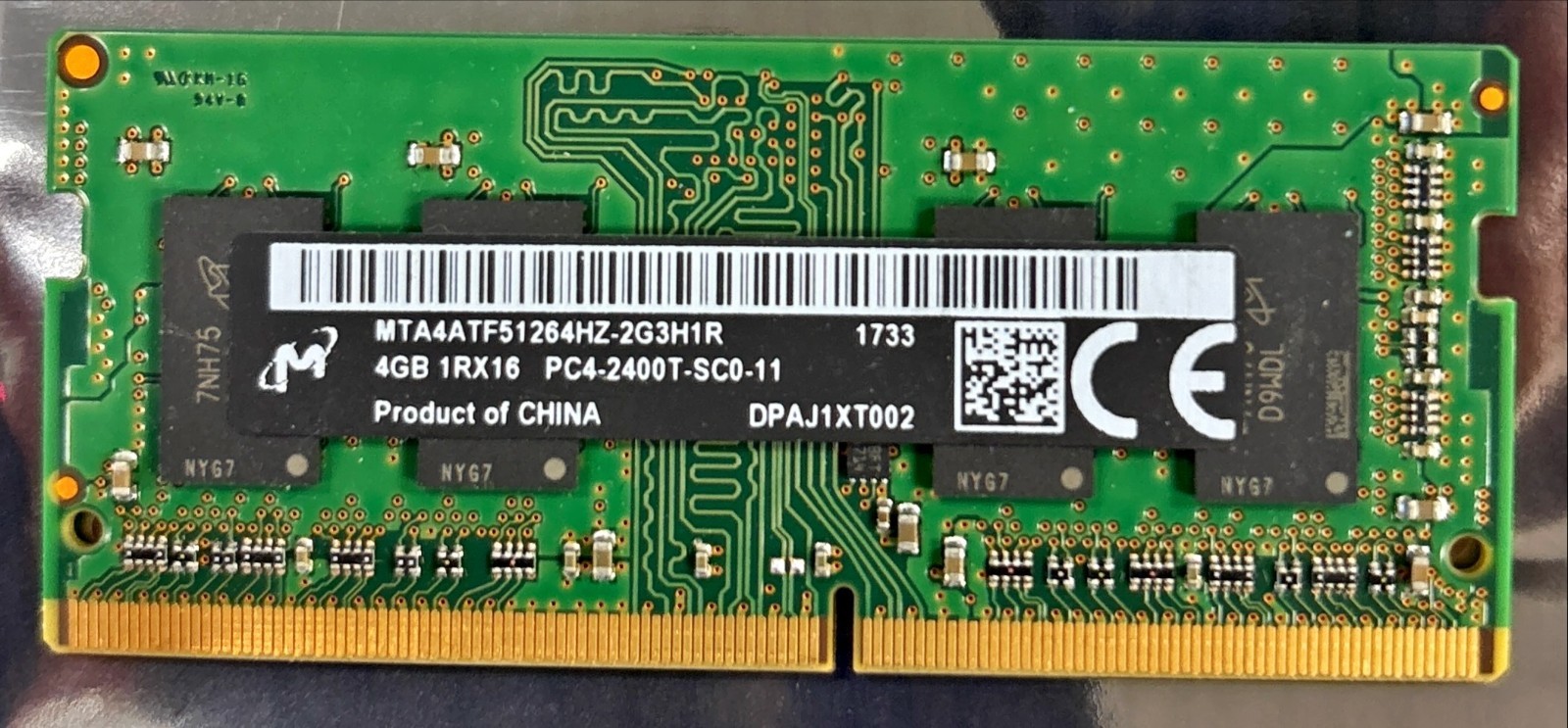 Micron MTA4ATF51264HZ-2G3H1R 4GB DDR4-2400 SO-DIMM Laptop RAM