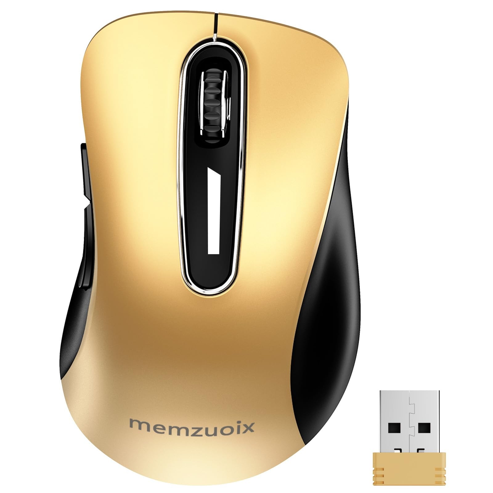Memzuoix 2.4G Wireless Mouse 1400 Dpi Mobile Optical Cordless Mouse Usb