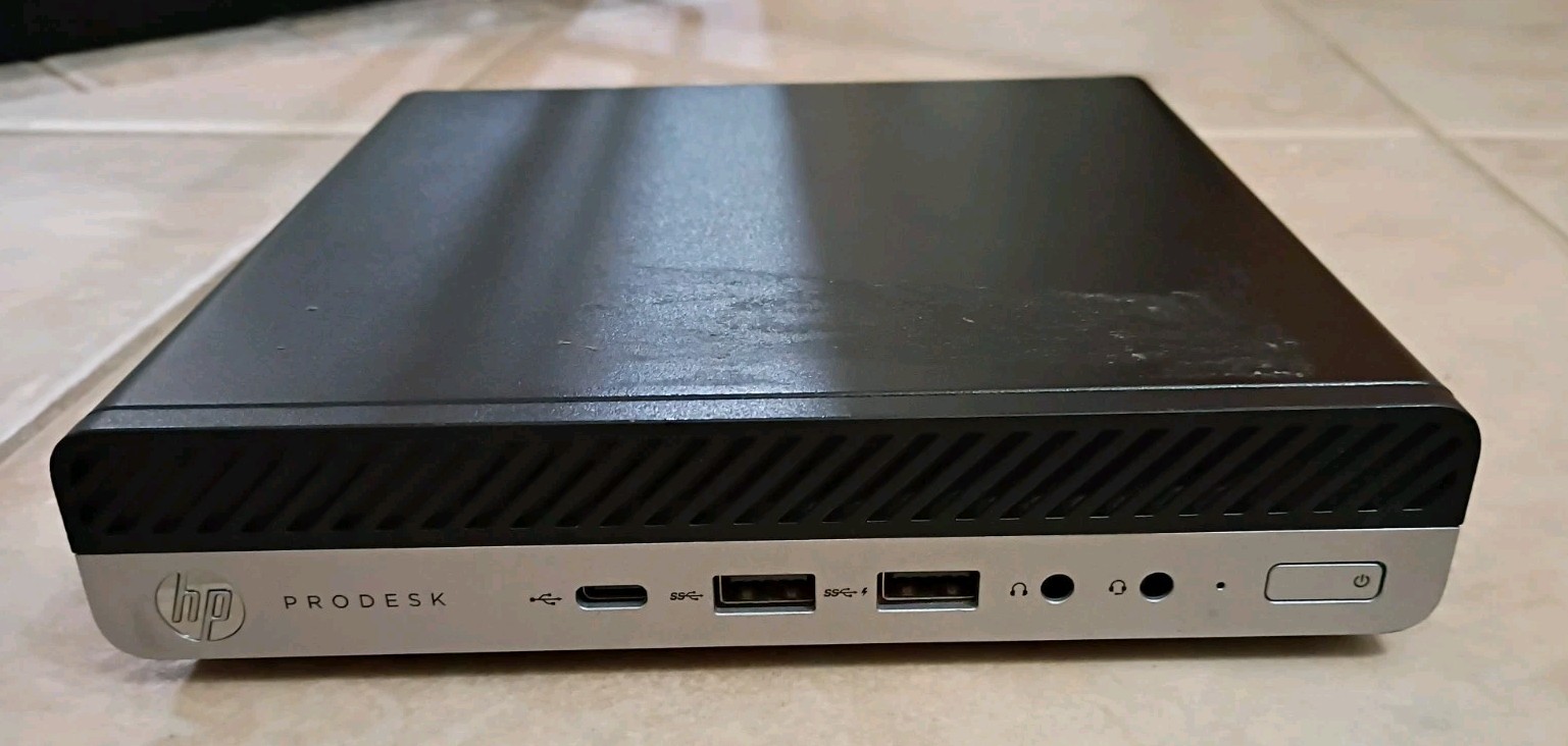 HP ELITEDESK 800 G5 Mini PC i5-9500T@2.20GHz NO RAM OR SSD FHD NO OS TESTED