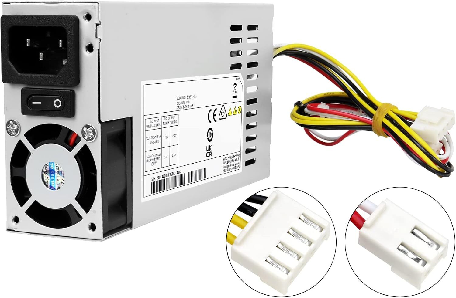 DPS-200PB-185 B 190W Video Recorder Power Supply Fits DPS-200PB-185B AC100-240V