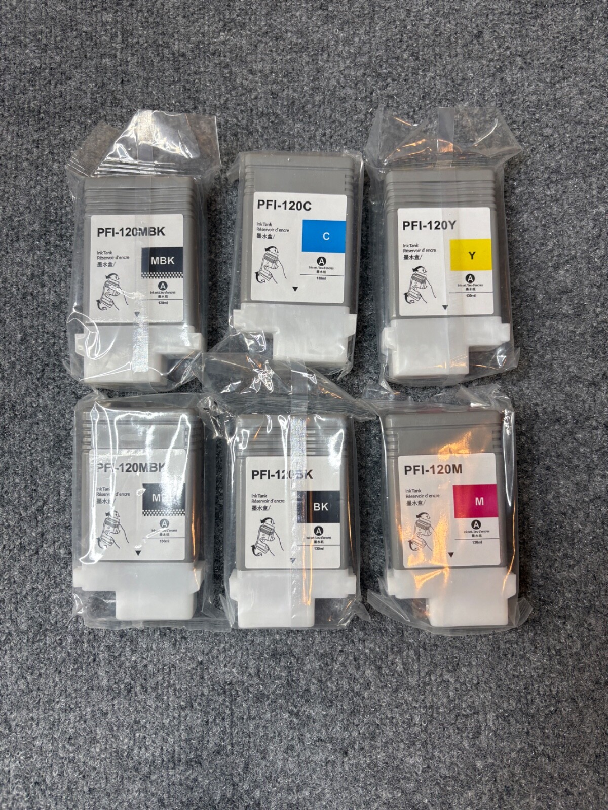 New Aomya Canon PFI-1206 pack Ink Cartridge Replacement for Canon image Sealed