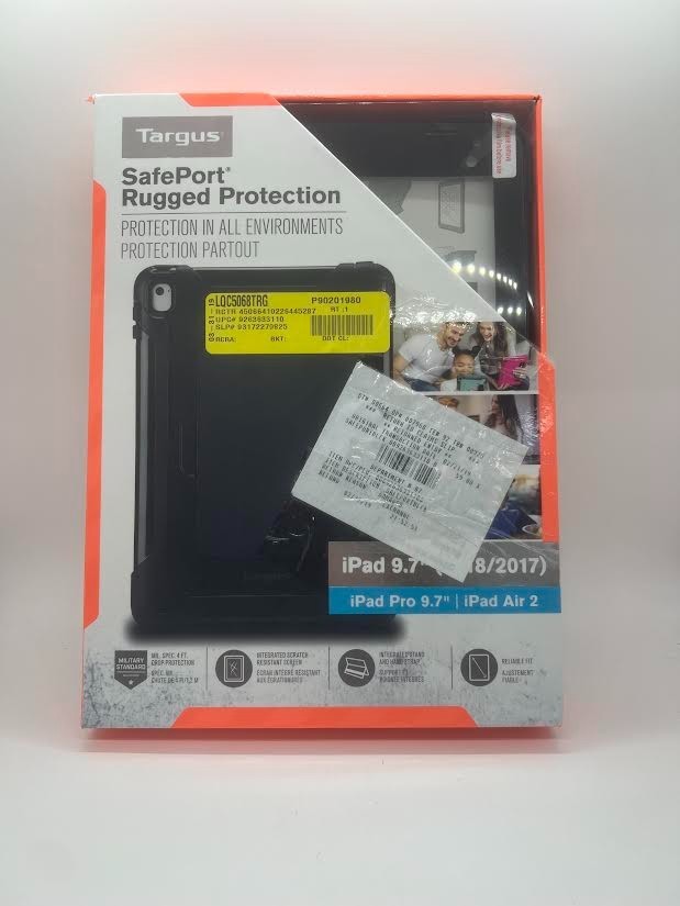 Targus SafePort Rugged Protection Case For iPad 9.7" (2017-2018) IPad air 2
