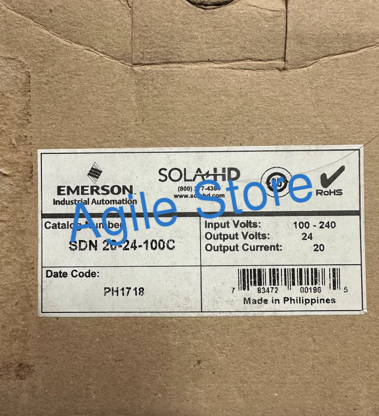 1PCS NEW EMERSON  SDN 20-24-100C Power module shipping  Via DHL or Fedex