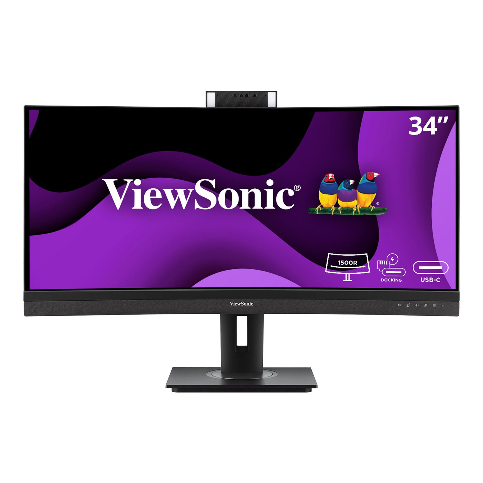 ViewSonic VG3457CV 34" UWQHD 1440p Video Conferencing Docking Monitor (CR)