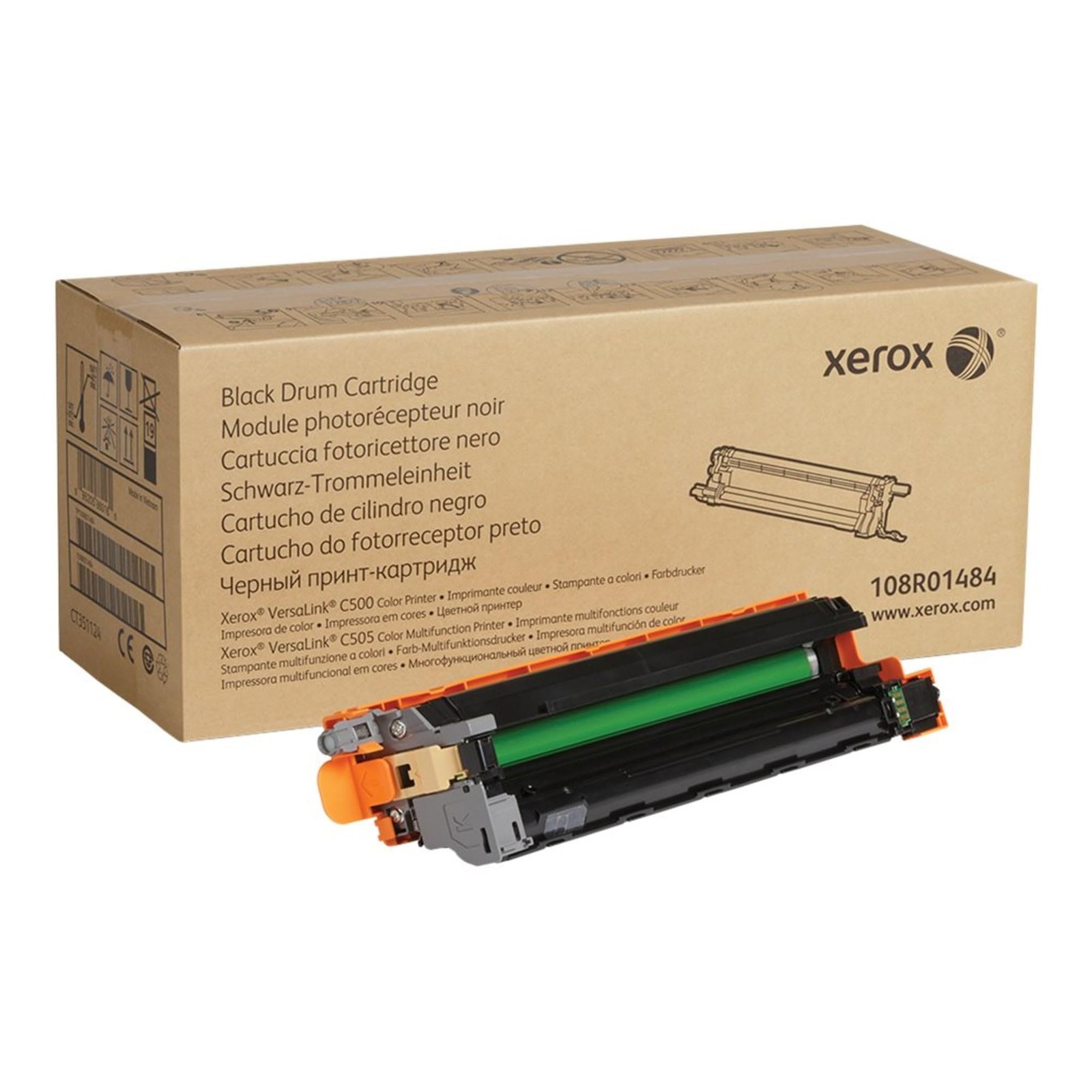 Genuine Xerox 108R01484 Black Toner, Brand New Sealed Box, We Ship Fast