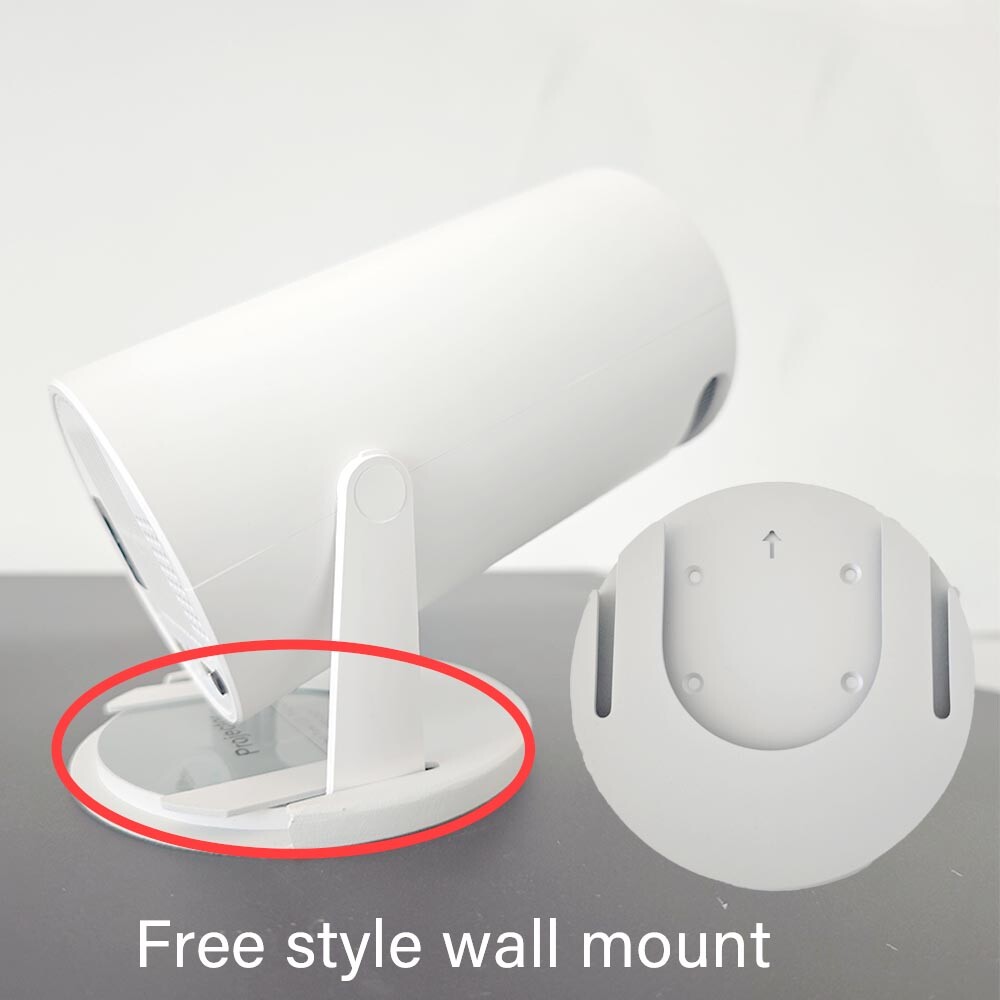 HY300PRO Mini Projector Wall Mount For HY300 PRO Portable Round Ceiling