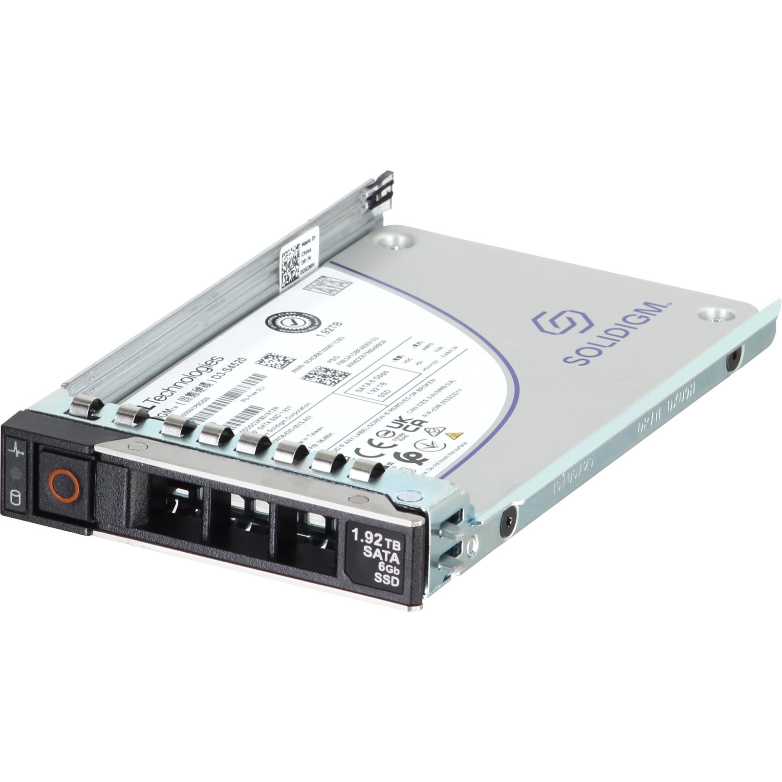 6J65H-CD1 Dell 1.92TB 6Gbps SATA RI TLC 7mm 2.5 SSD D3-S4520