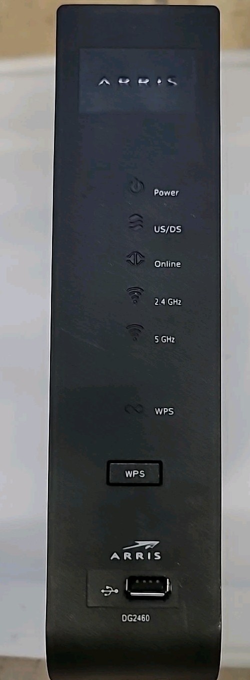 Arris DG2460A 4-Port Dual Band Wireless DOCSIS 3.0 Cable Modem - Tested