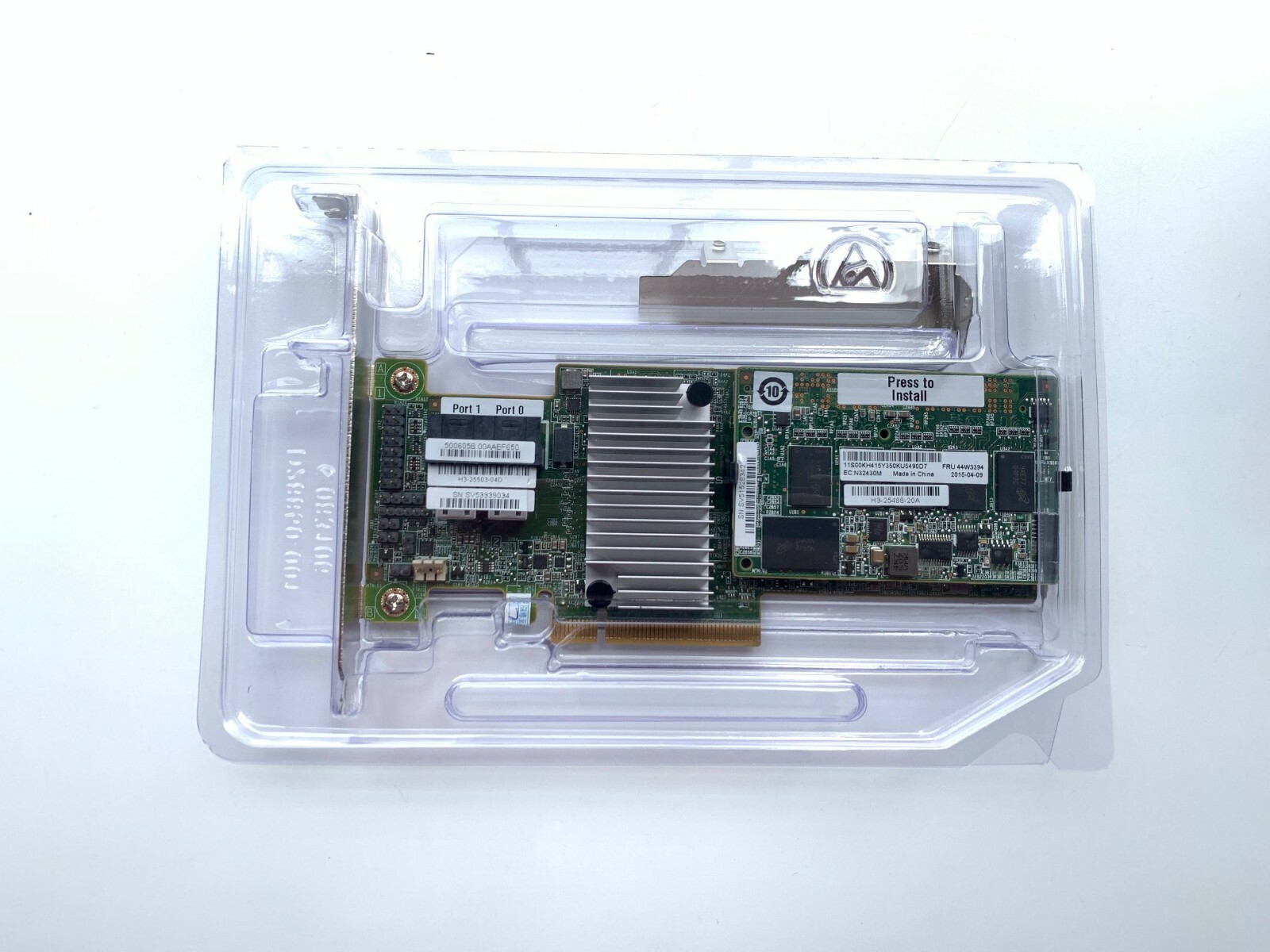 IBM ServeRAID M5210 SAS SATA PCI-E RAID Controller 46C9111 + 1GB Caching module