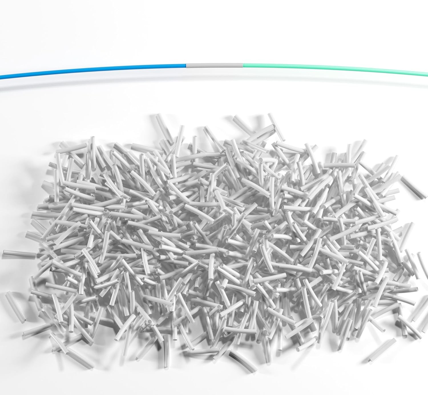 PTFE 600Pcs Suitable for SUNLU Filament Connector, 3D Printer Filament 1.75Mm, E
