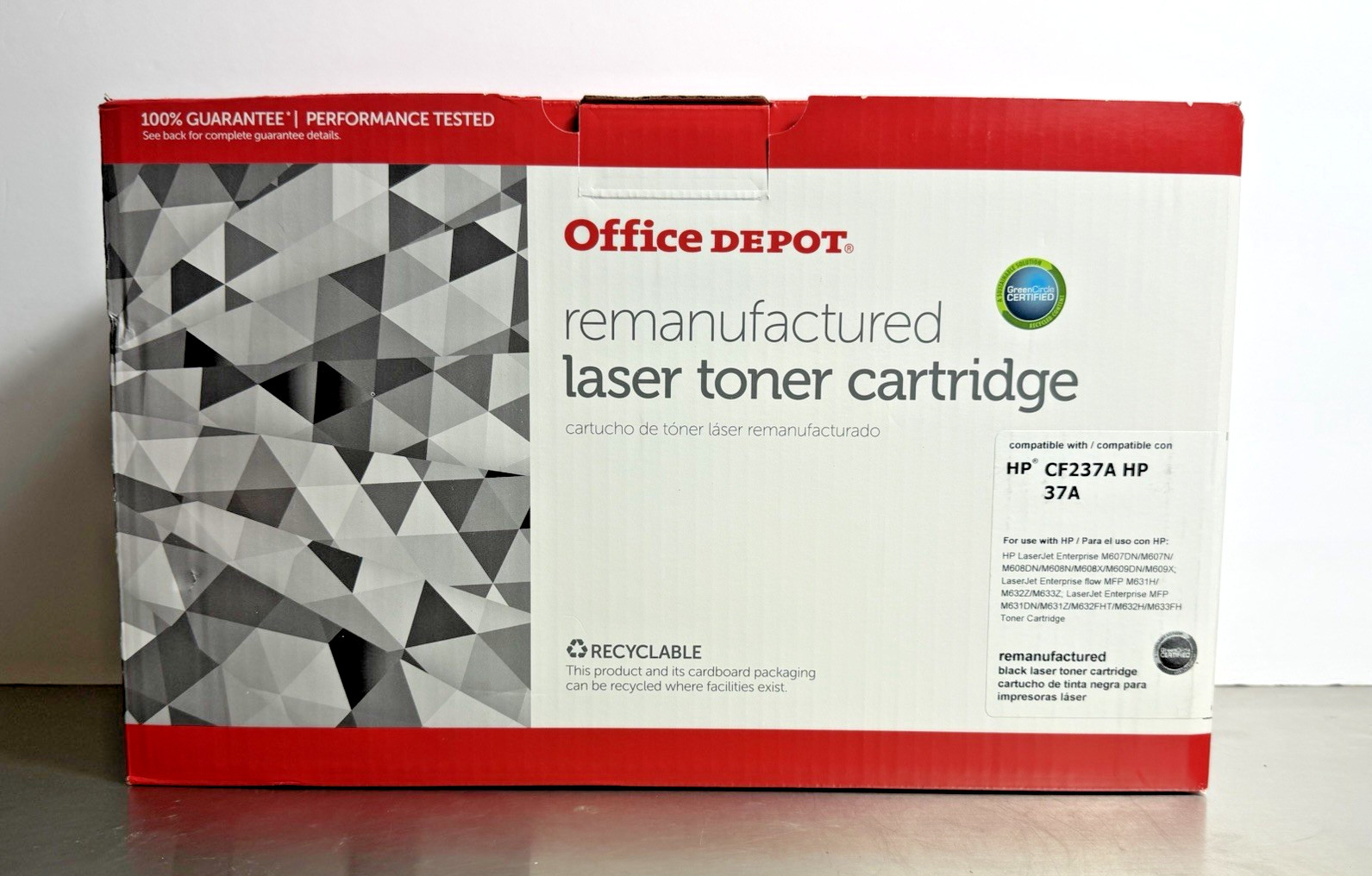 Office Depot Brand Black Toner Cartridge HP CF237A compatible with HP 37A