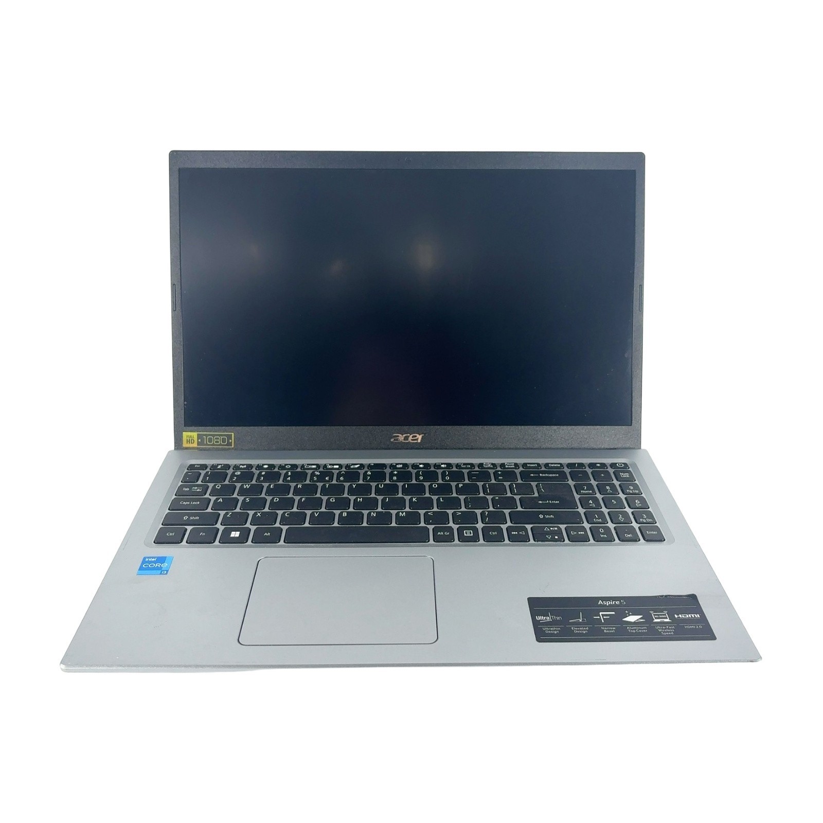 FOR PARTS: Acer Aspire 5 15.6" FHD 3.0GHz i3-1115G4 No RAM No SSD