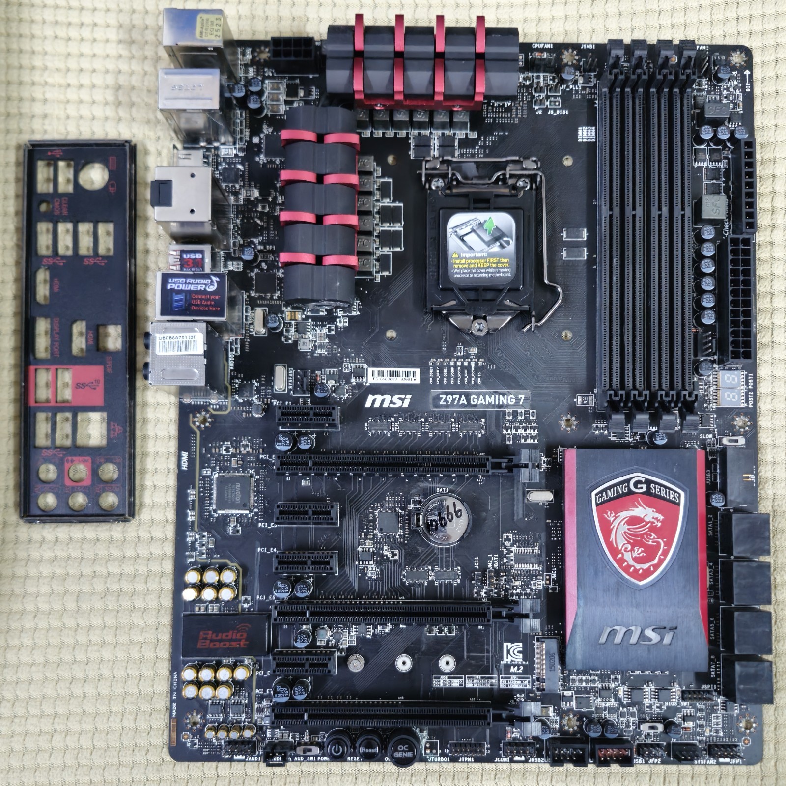MSI Z97A Gaming 7 : LGA1150 Z97 DDR3 ATX + IO-Shield MS-7916