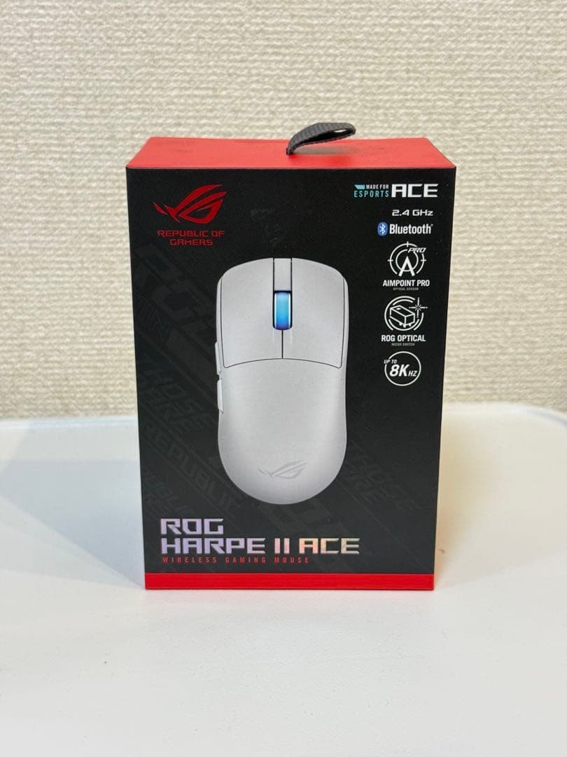 ASUS ROG Harpe II Ace Wireless Gaming Mouse White 48g 8K