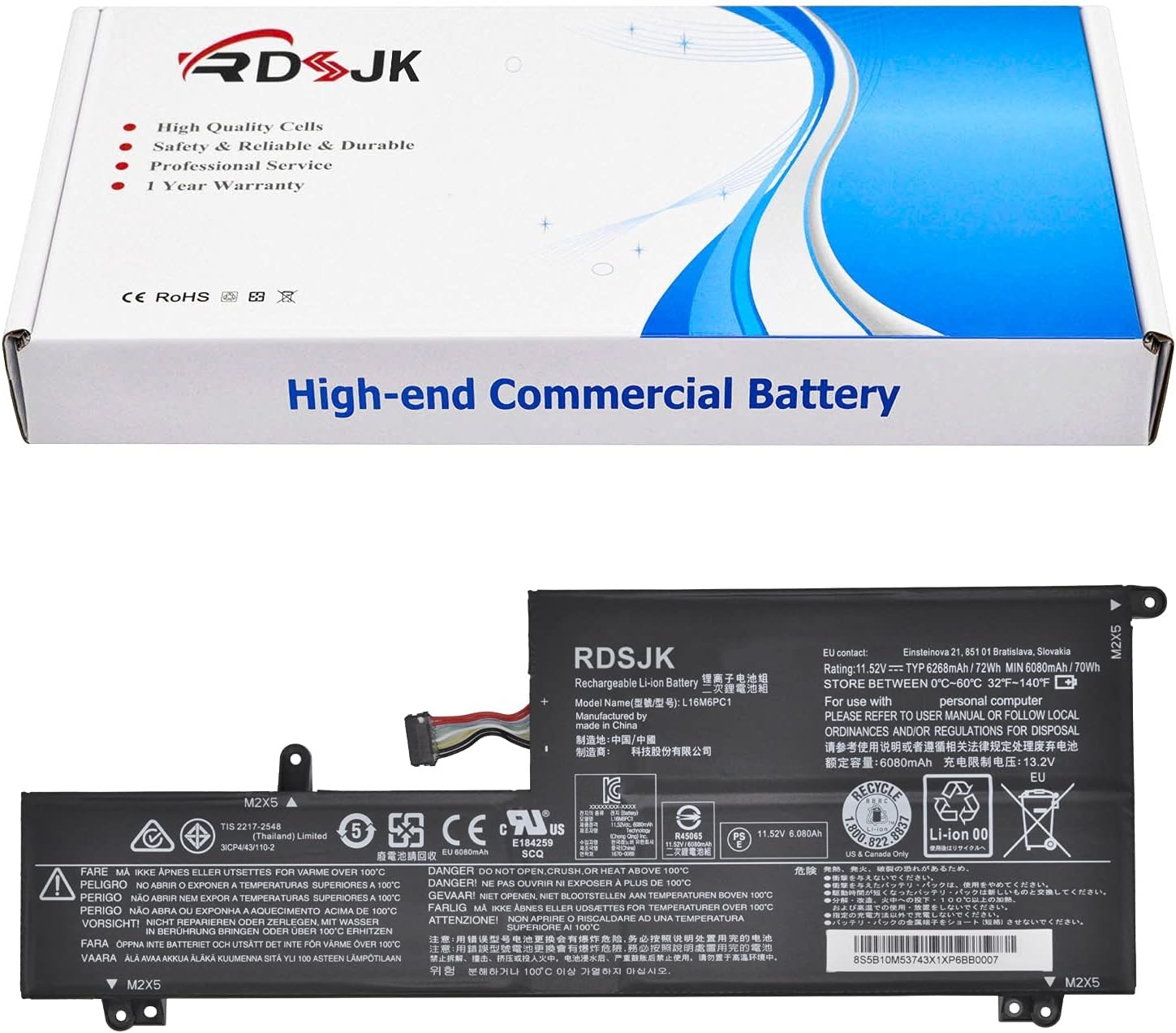 L16M6PC1 L16C6PC1 L16L6PC1 Laptop Battery for Lenovo Yoga 720 720 15 720 15Ikb