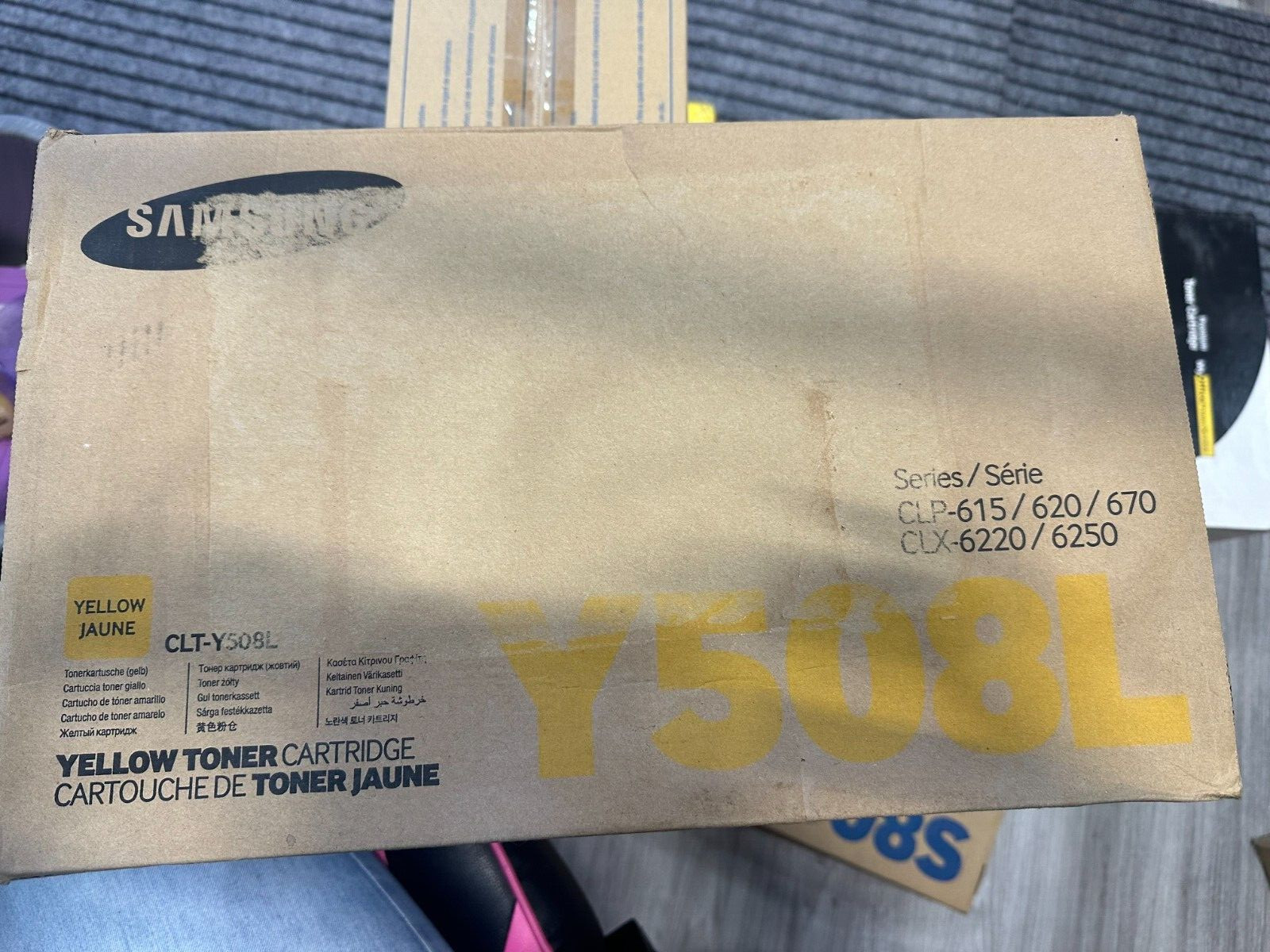 Genuine Samsung CLT-Y809S Yellow Toner Cartridge