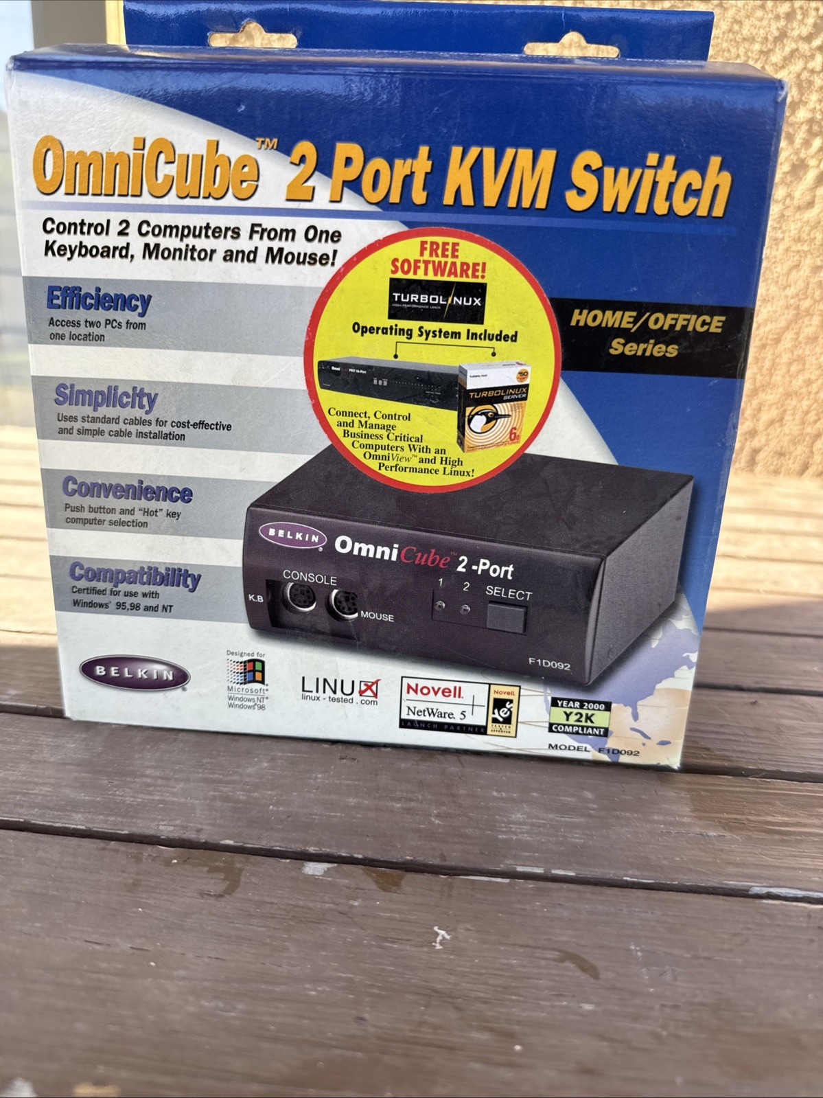 Omnicube 2 Port Kvm Switch